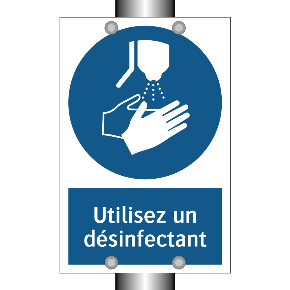 Utilisez un désinfectant