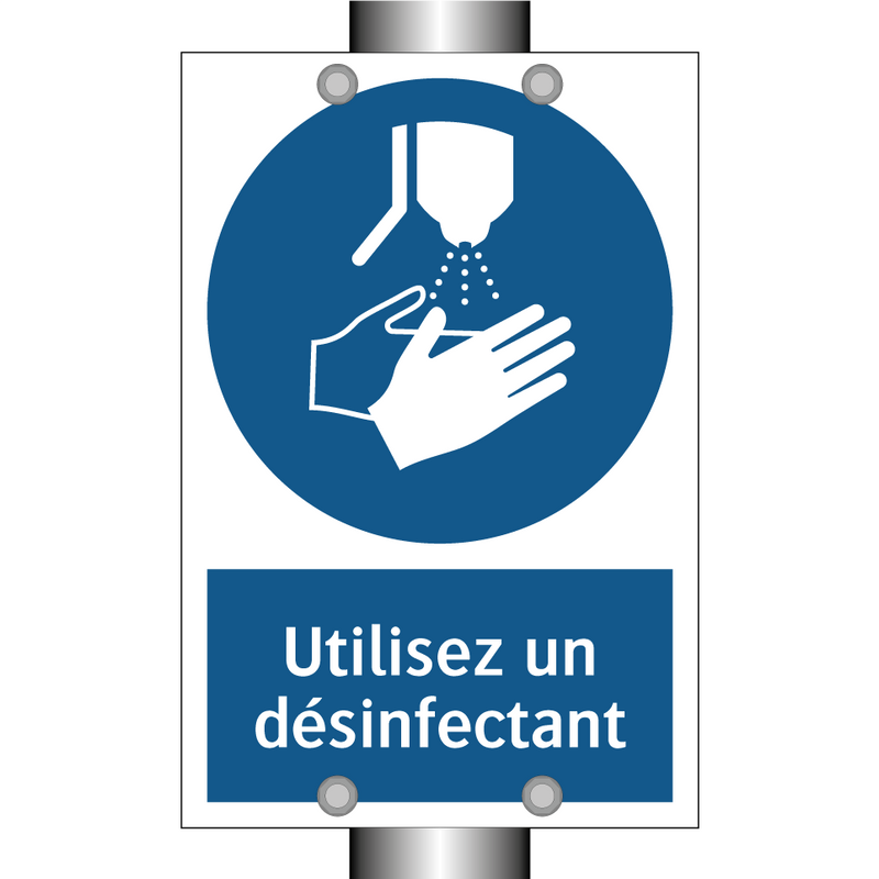 Utilisez un désinfectant