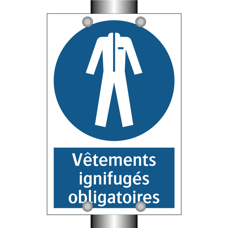 Vêtements ignifugés obligatoires