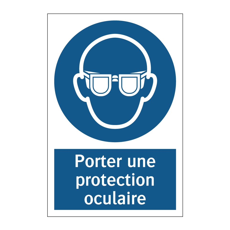 Porter une protection oculaire