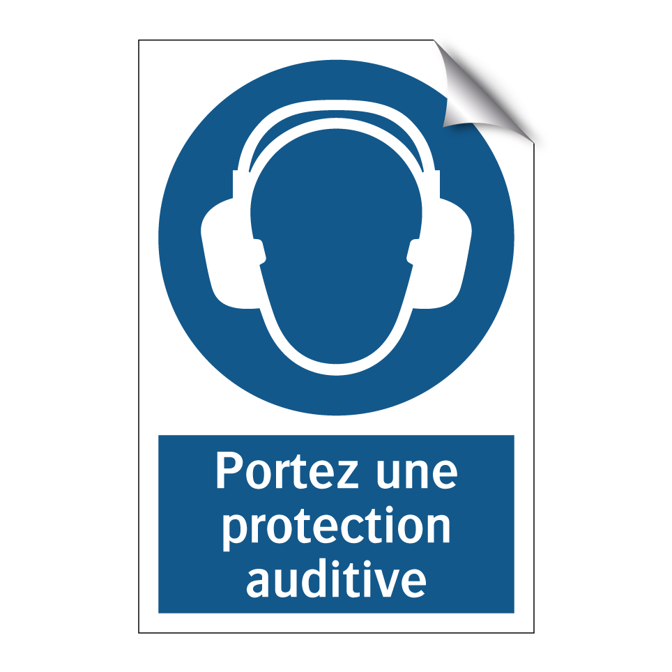 Portez une protection auditive