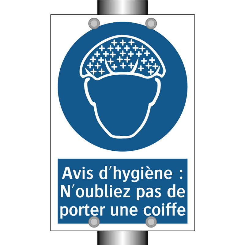 Avis d'hygiène : N'oubliez pas de porter une coiffe