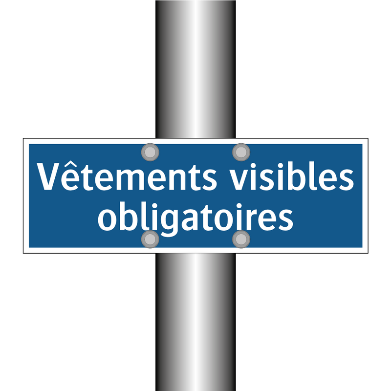 Vêtements visibles obligatoires