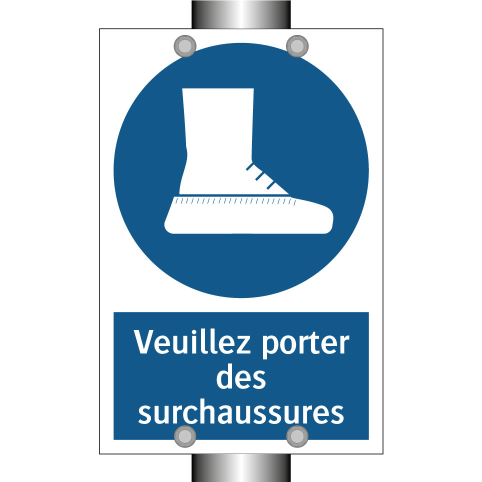 Veuillez porter des surchaussures