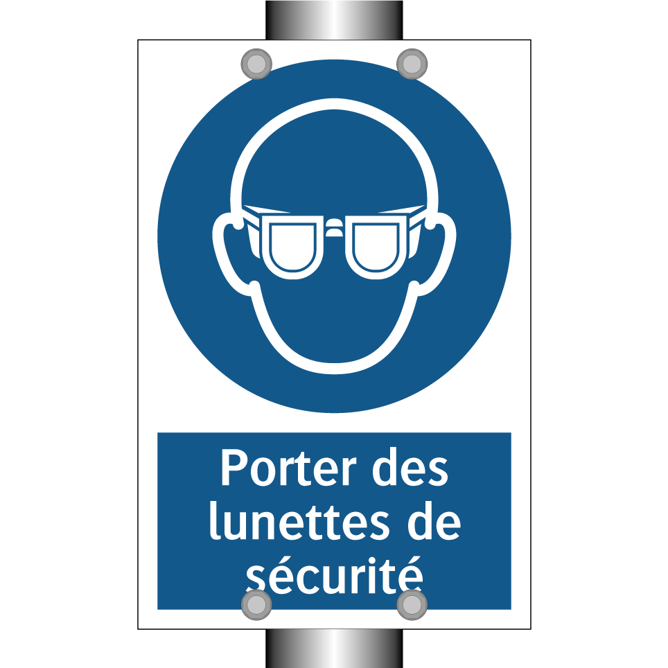 Porter des lunettes de sécurité