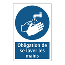 Obligation de se laver les mains