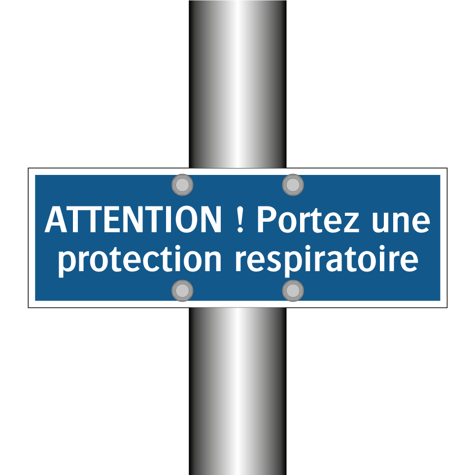 ATTENTION ! Portez une protection respiratoire