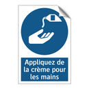 Appliquez de la crème pour les mains