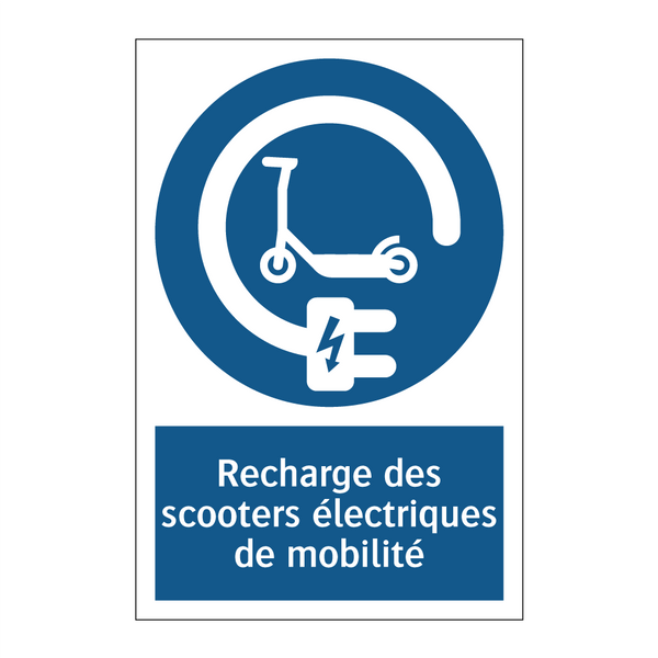 Recharge des scooters électriques de mobilité
