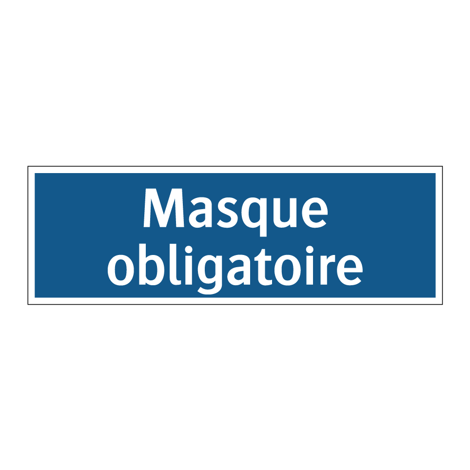 Masque obligatoire