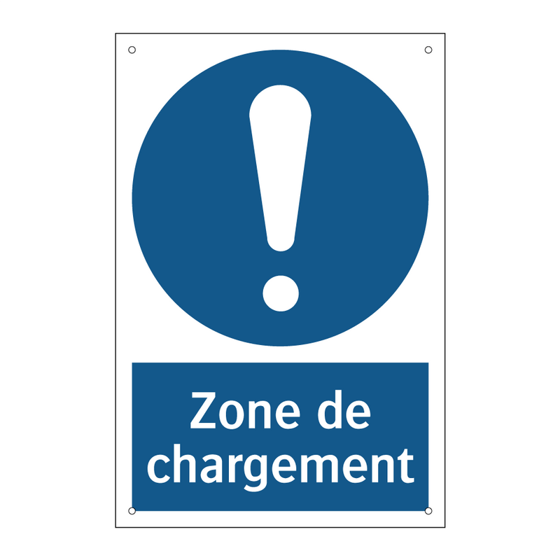 Zone de chargement