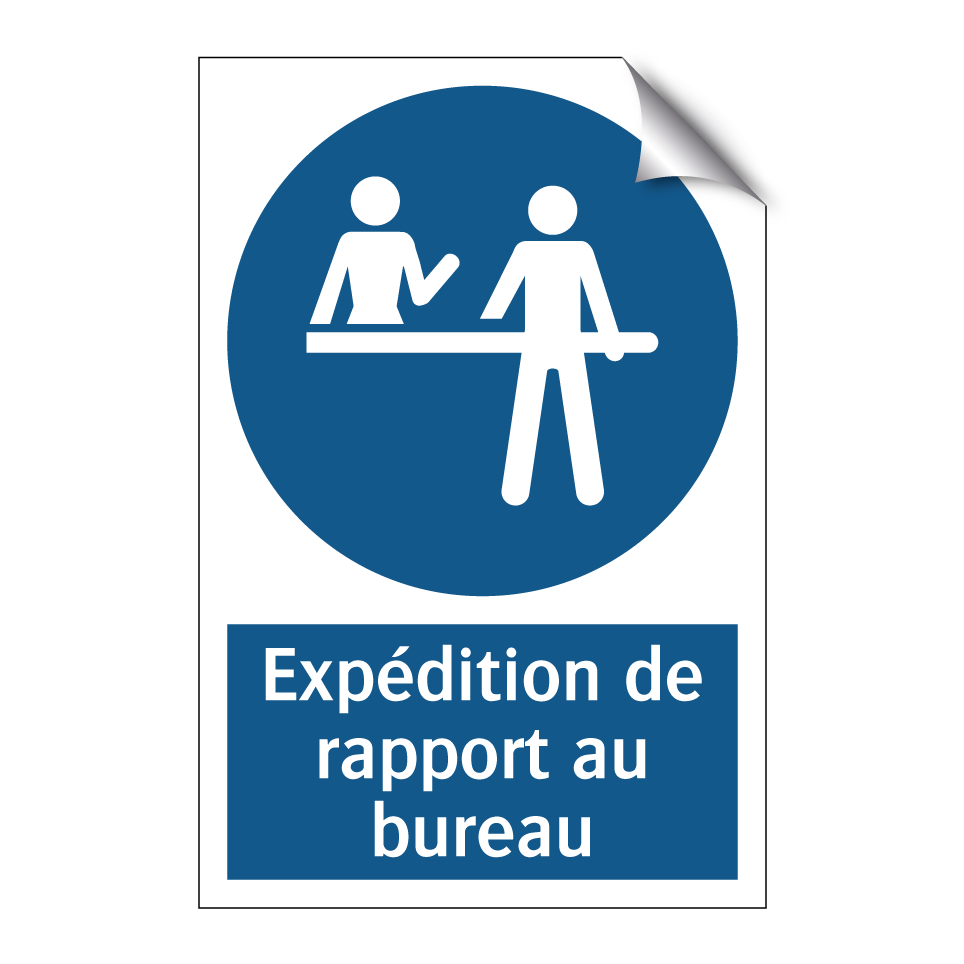Expédition de rapport au bureau