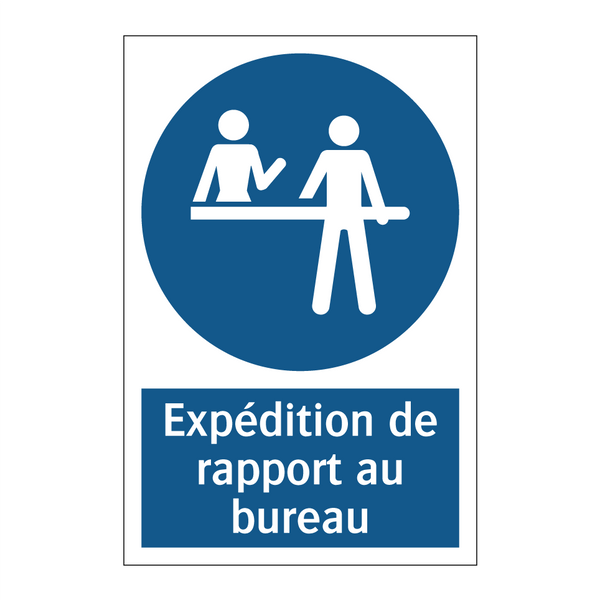 Expédition de rapport au bureau