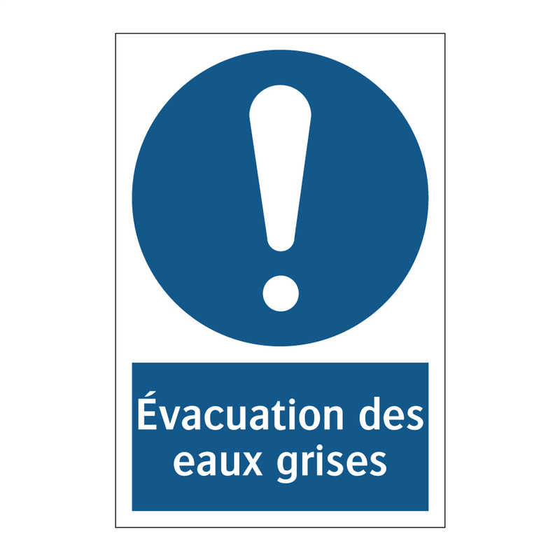 Évacuation des eaux grises