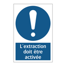 L'extraction doit être activée