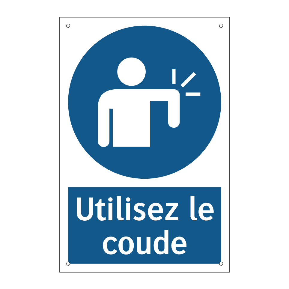 Utilisez le coude
