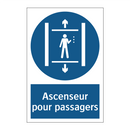Ascenseur pour passagers