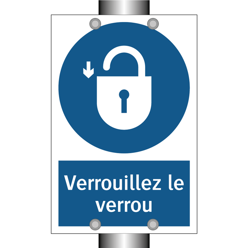 Verrouillez le verrou