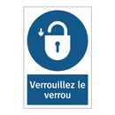 Verrouillez le verrou