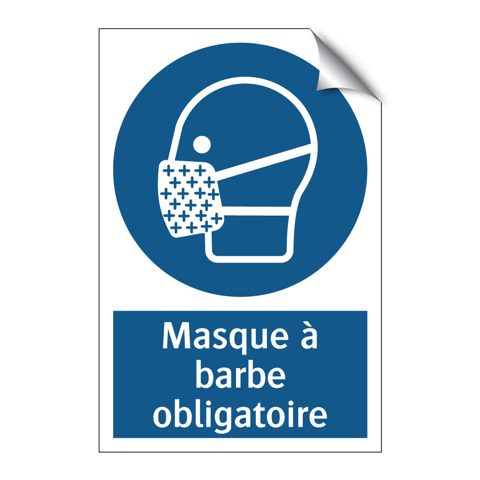Masque à barbe obligatoire
