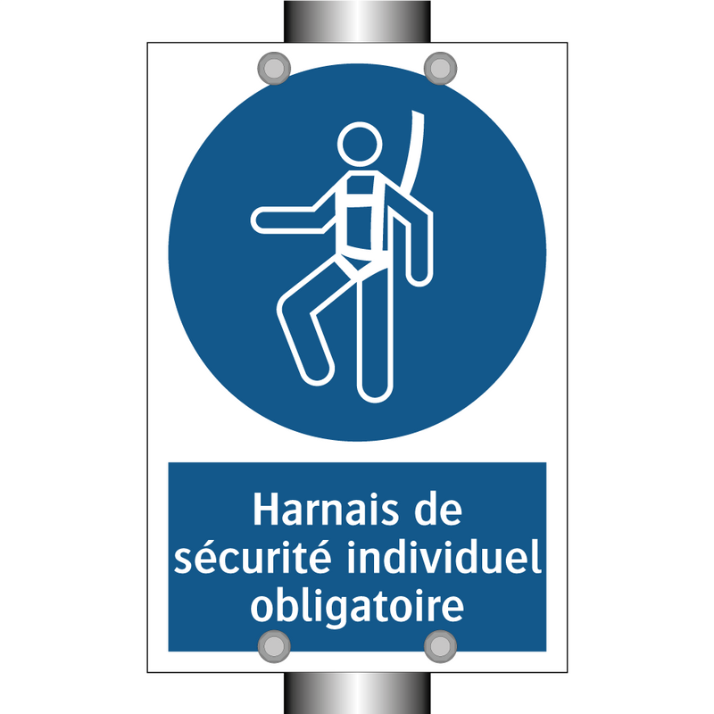 Harnais de sécurité individuel obligatoire