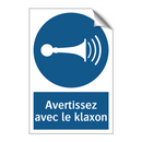Avertissez avec le klaxon