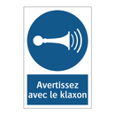 Avertissez avec le klaxon