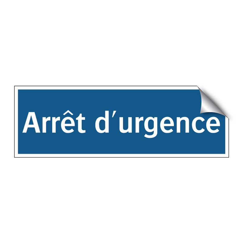 Arrêt d'urgence