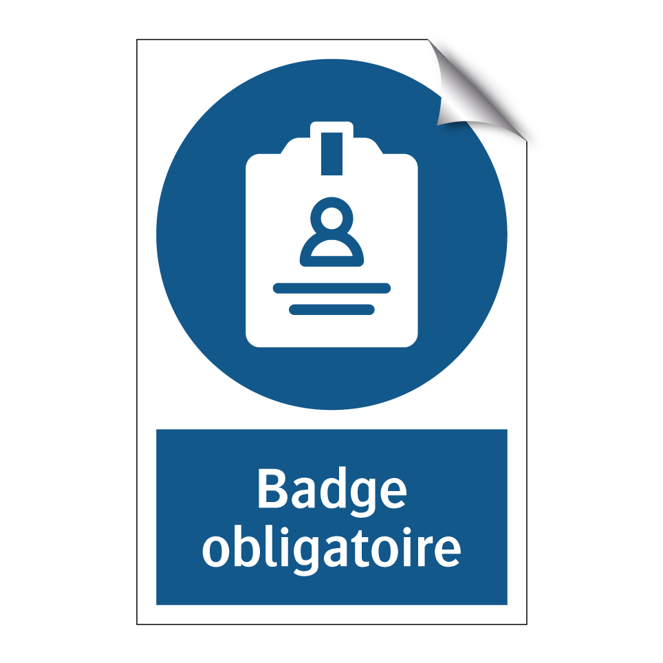Badge obligatoire