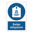 Badge obligatoire