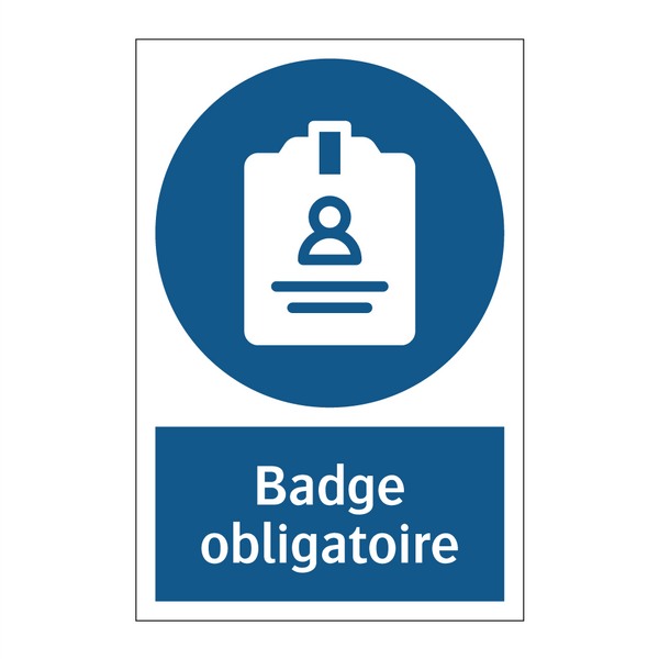Badge obligatoire