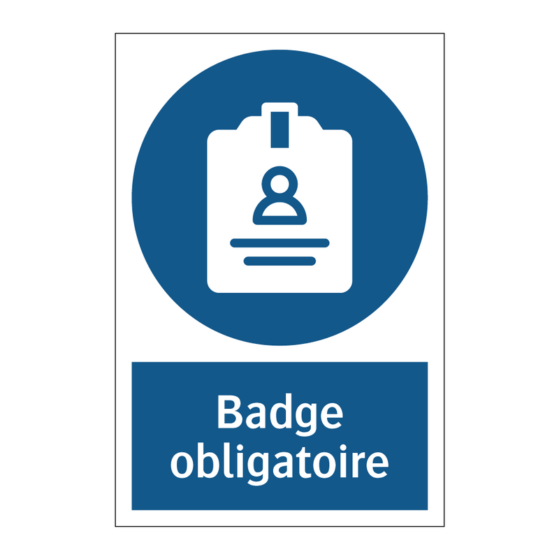 Badge obligatoire