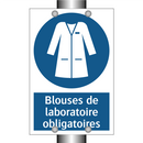 Blouses de laboratoire obligatoires