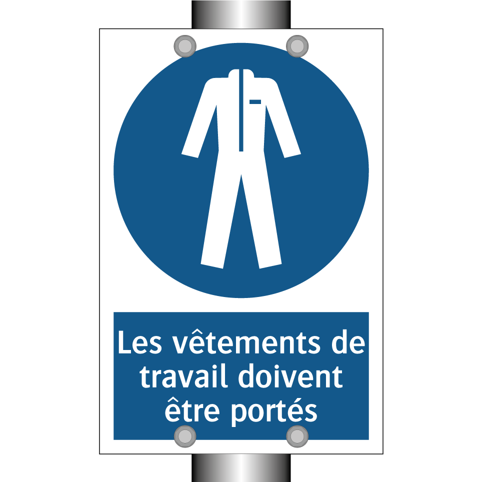 Les vêtements de travail doivent être portés