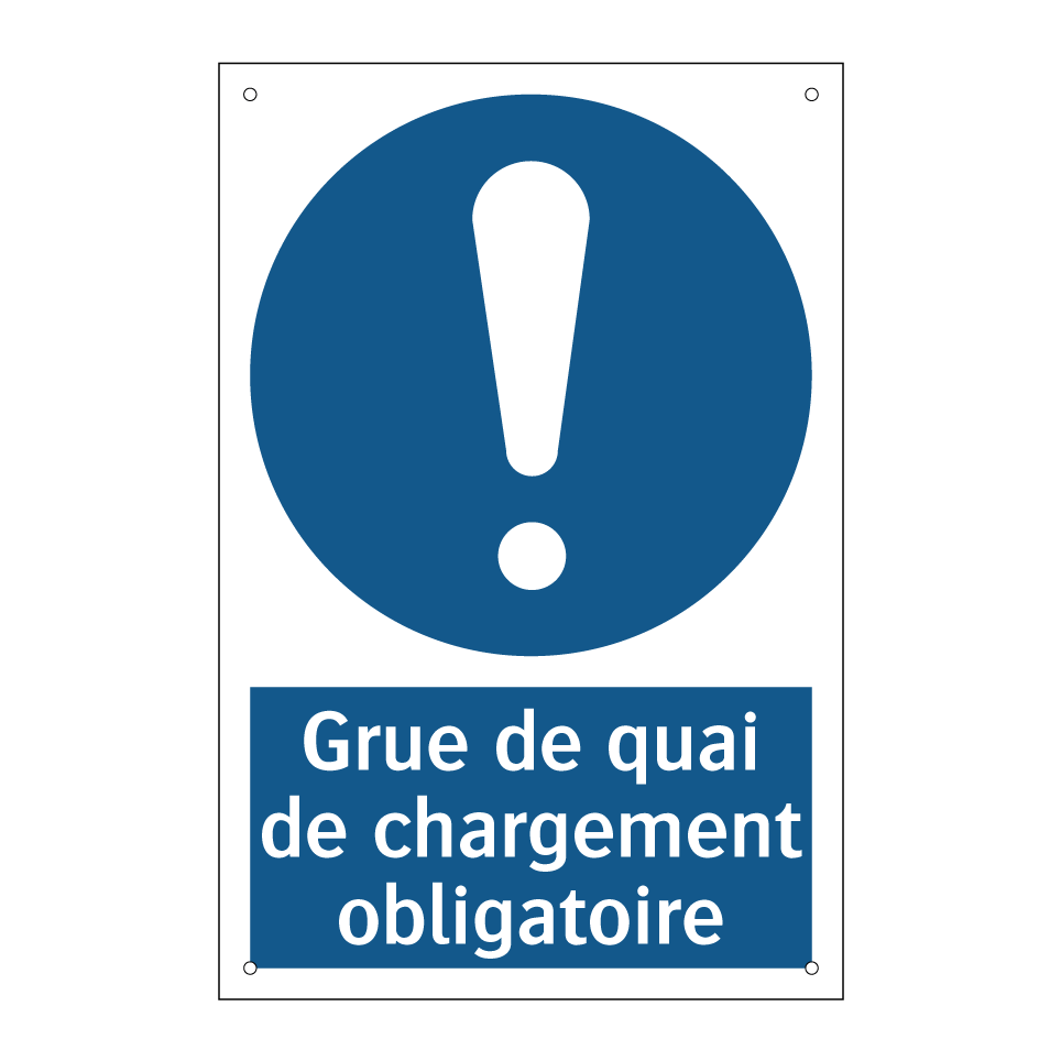 Grue de quai de chargement obligatoire