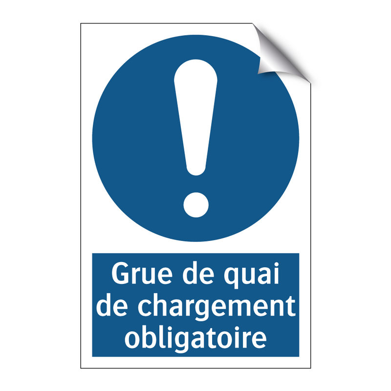 Grue de quai de chargement obligatoire