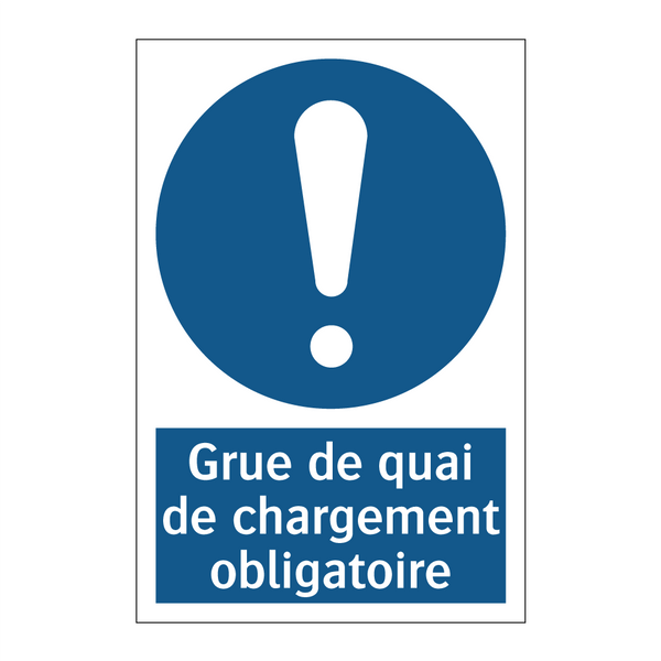 Grue de quai de chargement obligatoire
