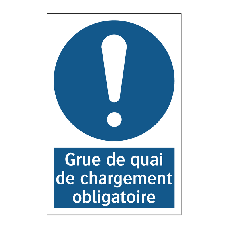 Grue de quai de chargement obligatoire