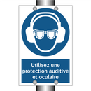 Utilisez une protection auditive et oculaire