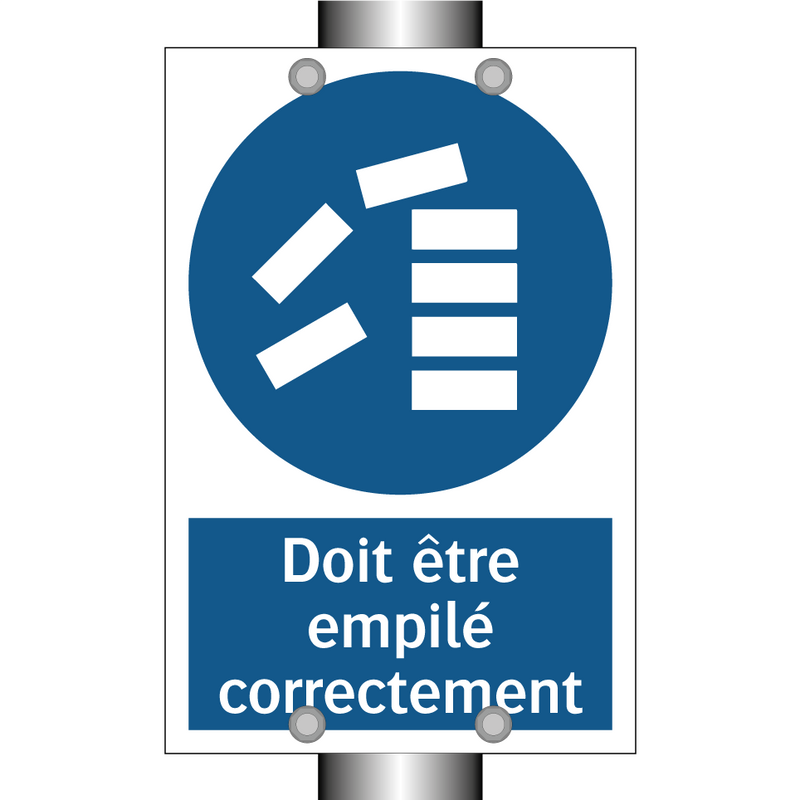 Doit être empilé correctement
