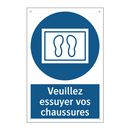 Veuillez essuyer vos chaussures