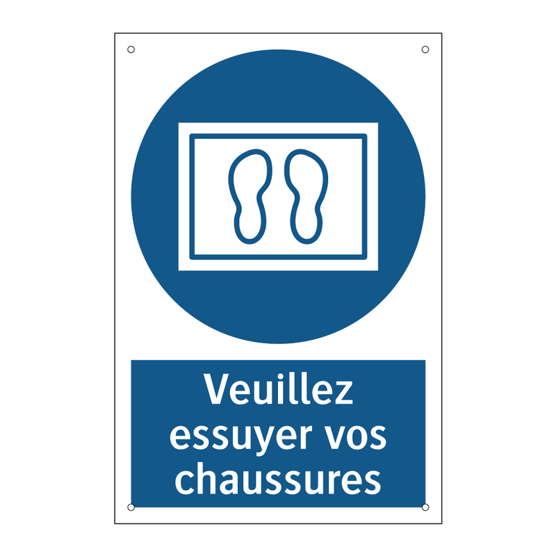 Veuillez essuyer vos chaussures