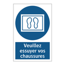 Veuillez essuyer vos chaussures