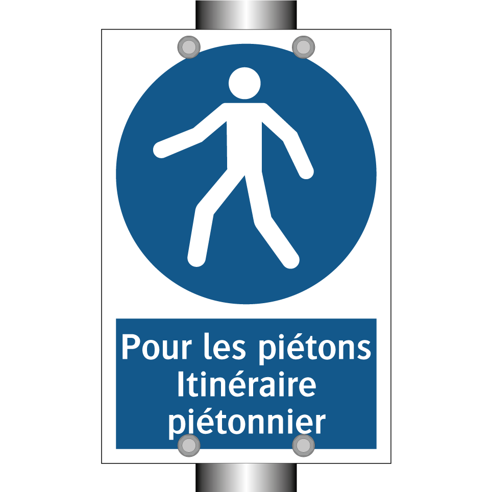 Pour les piétons Itinéraire piétonnier