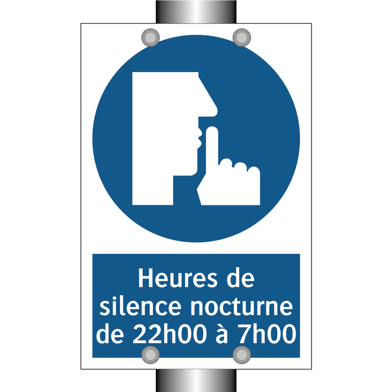 Heures de silence nocturne de 22h00 à 7h00