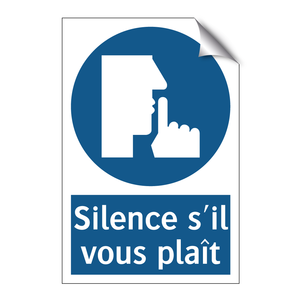 Silence s'il vous plaît
