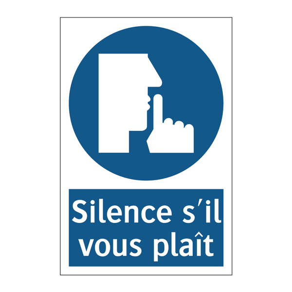 Silence s'il vous plaît