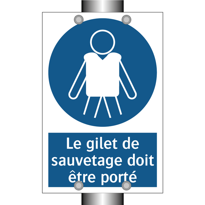 Le gilet de sauvetage doit être porté