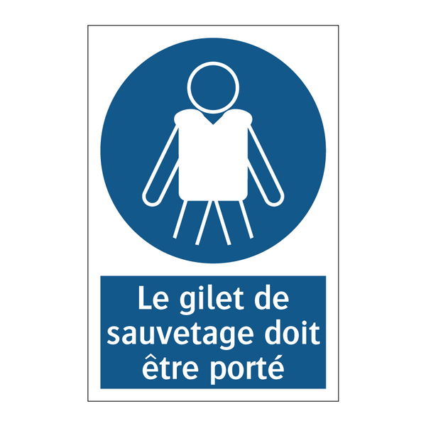 Le gilet de sauvetage doit être porté