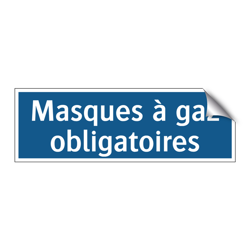 Masques à gaz obligatoires